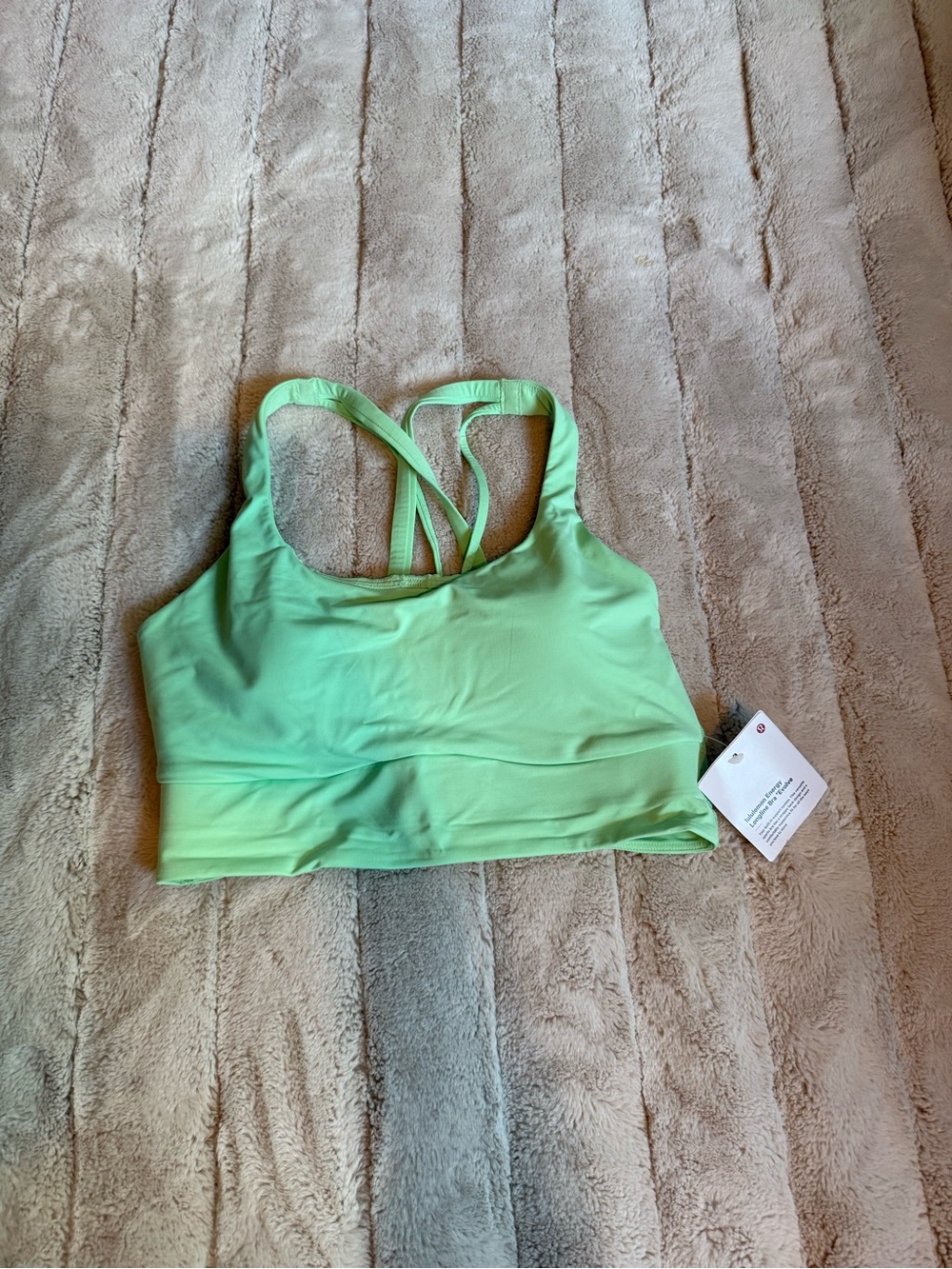 lululemon Energy Longline Bra, Evolve, Size S